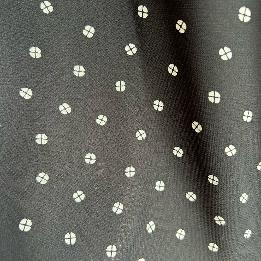 Jones New York Black Relaxed Blouse with 3/4 Sleeves - Picture 8 of 8